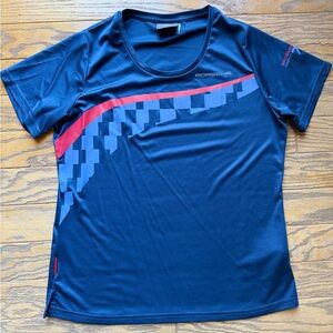 Women’s Porsche Rennsport Reunion 7 T-Shirt Blue Performance Tee - Size M